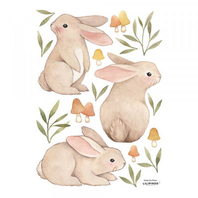 Wandsticker - Hasen (A3 / 29,7 x 42 cm) Wandsticker - Hasen (A3 / 29,7 x 42 cm)