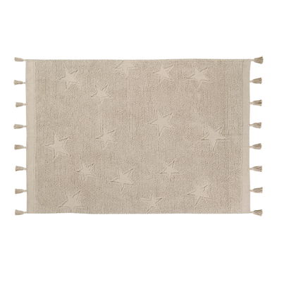 Lorena Canals Sternenteppich Hippy Stars in beige Lorena Canals Sternenteppich Hippy Stars in beige