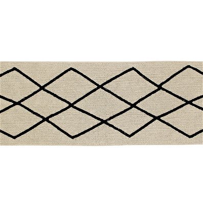 Black & White Teppichläufer Bereber small beige, 80 x 230 cm