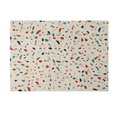 Waschbarer Teppich Terrazzo Marble, 140 x 160 cm 