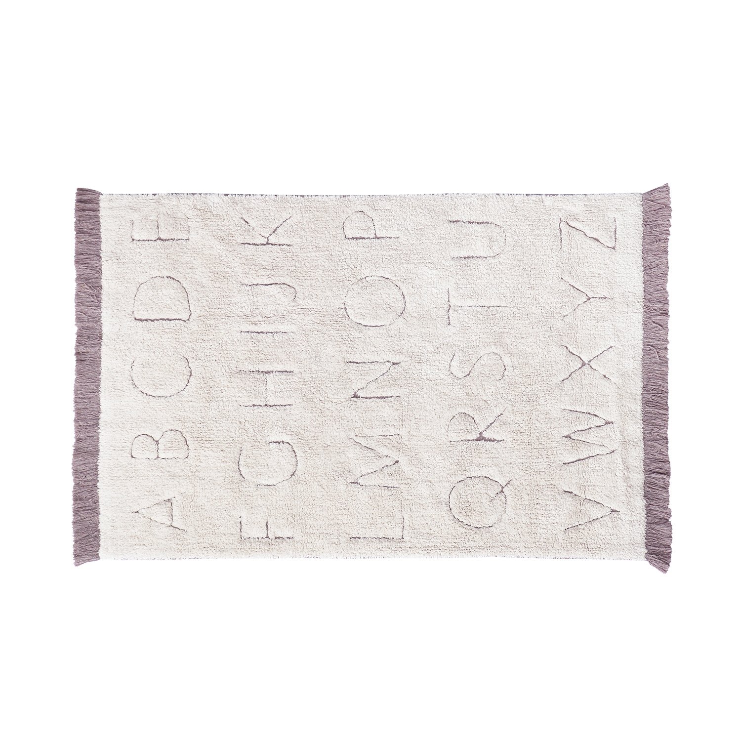 RugCycled - Waschbarer Teppich ABC XS, in 130 x 90 cm