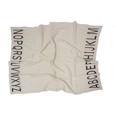 Decke ABC in beige Decke ABC in beige