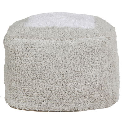 Pouf Marshmallow Square in Pearl Grey Pouf Marshmallow Square in Pearl Grey
