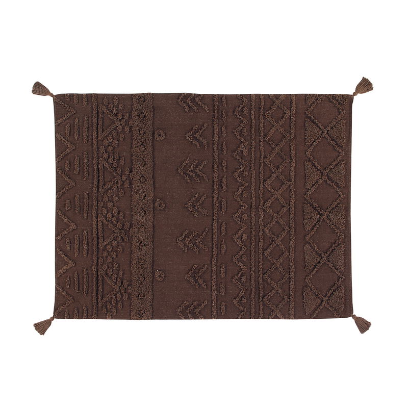 Waschbarer Teppich Tribu Soil Brown S, 120 x 160 cm Waschbarer Teppich Tribu Soil Brown S, 120 x 160 cm