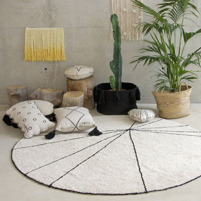 gemütlicher Lorena Trace Beige Teppich (Teppich rund, Ø 160cm)  gemütlicher Lorena Trace Beige Teppich (Teppich rund, Ø 160cm)