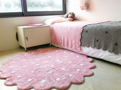 Lorena Galletita Rosa (Teppich Galletita rund, rosa, Ø 140cm) Lorena Galletita Rosa (Teppich Galletita rund, rosa, Ø 140cm)
