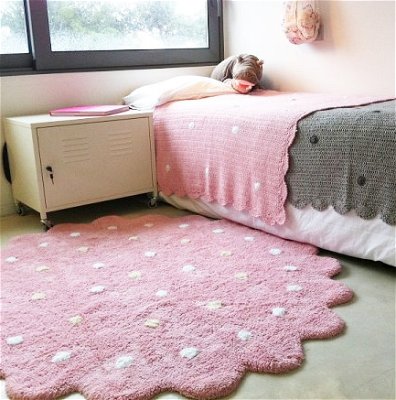 Teppich Little Biscuit Pink, Ø 140cm