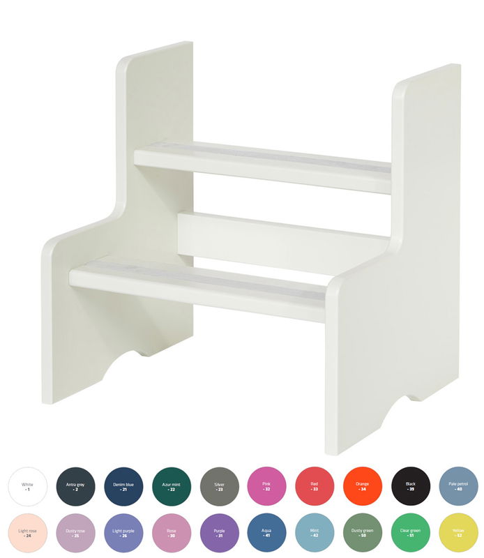 Mini-Treppe für Liegen / Etagenbetten, diverse Farben Mini-Treppe für Liegen / Etagenbetten, diverse Farben