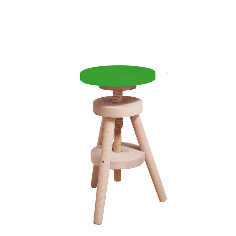 Drehhocker in klargrün Drehhocker in klargrün