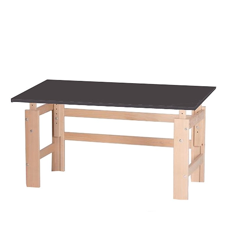 Schreibtisch anthrazit/Buche (B 140 cm) 