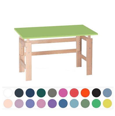 Schreibtisch farbig / Buche (B 115 cm)