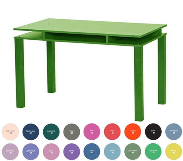Manis-h Jugendschreibtisch in Klargrün