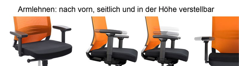 Zusätzliche Armlehnen sind einfach ideal, zumal man sie in drei Richtungen verstellen kann. Zusätzliche Armlehnen sind einfach ideal, zumal man sie in drei Richtungen verstellen kann.