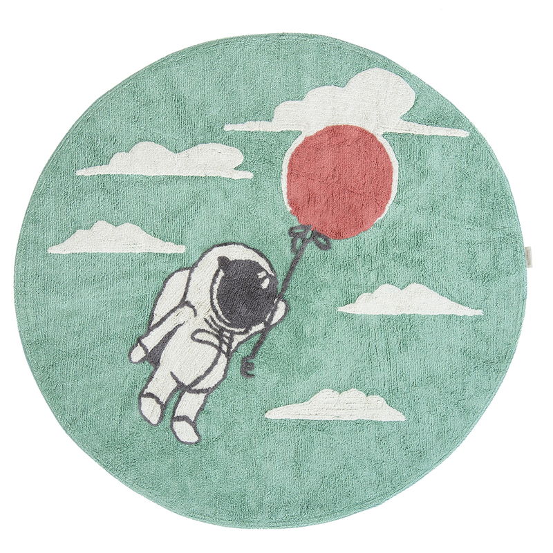 Teppich mit Astronaut Teppich mit Astronaut