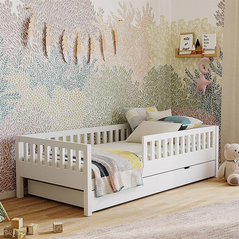 Einzelbett Lilly mit Flachsprossen (90 x 200cm) Einzelbett Lilly mit Flachsprossen (90 x 200cm)