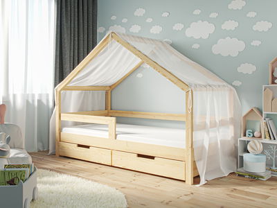 Betthimmel für Hausbett Lara (transparent) Betthimmel für Hausbett Lara (transparent)