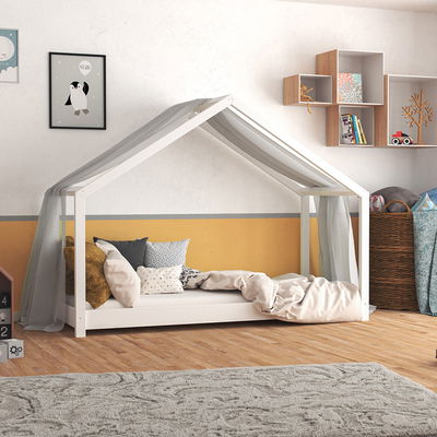 Hausbett Lara in weiß (Abbildung ähnlich) Hausbett Lara in weiß (Abbildung ähnlich)