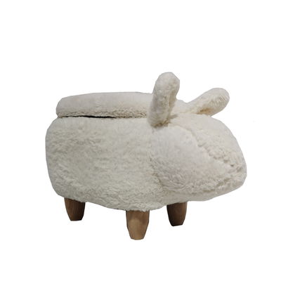 MyAnimalCube Sitzhocker Hase Hanna weiß (mit Stauraum) MyAnimalCube Sitzhocker Hase Hanna weiß (mit Stauraum)