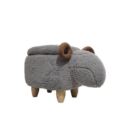 MyAnimalCube Sitzhocker Schafbock Sammy grau (mit Stauraum) MyAnimalCube Sitzhocker Schafbock Sammy grau (mit Stauraum)
