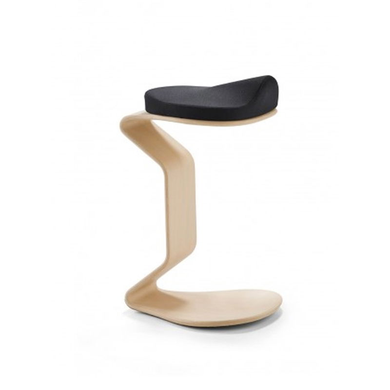 Hocker Ercolino big mit Comfort Sitz, H 56cm, Buche Hocker Ercolino big mit Comfort Sitz, H 56cm, Buche