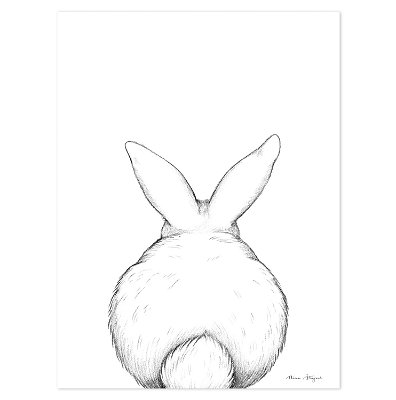 Poster - Bunny from the back