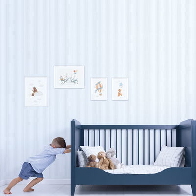 Poster - 4er Set Rabbit, Bear, Fox & Hot-Air Balloons Poster - 4er Set Rabbit, Bear, Fox & Hot-Air Balloons