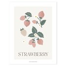 Poster - Erdbeere (auch mit Rahmen erhältlich)