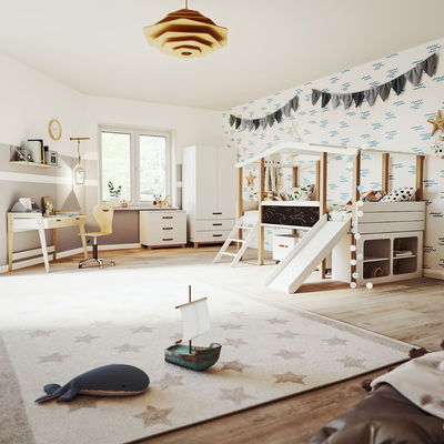 Kinderzimmer Set mit Schreibtisch 8-teilig Cory 90x200cm Kinderzimmer Set mit Schreibtisch 8-teilig Cory 90x200cm