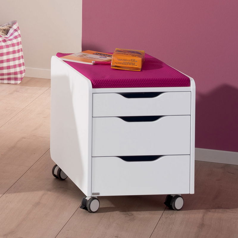 Paidi Jaro Rollcontainer 3S in Kreideweiß (Sitzkissen optional) Paidi Jaro Rollcontainer 3S in Kreideweiß (Sitzkissen optional)