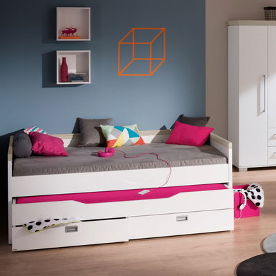 Kojenbett Kira OHNE jeglichen Unterbau und OHNE Wandschutzseite Kojenbett Kira OHNE jeglichen Unterbau und OHNE Wandschutzseite