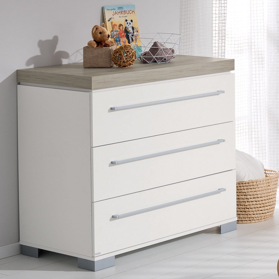 Kira Kommode schmal in 2 Farben (B 95cm)