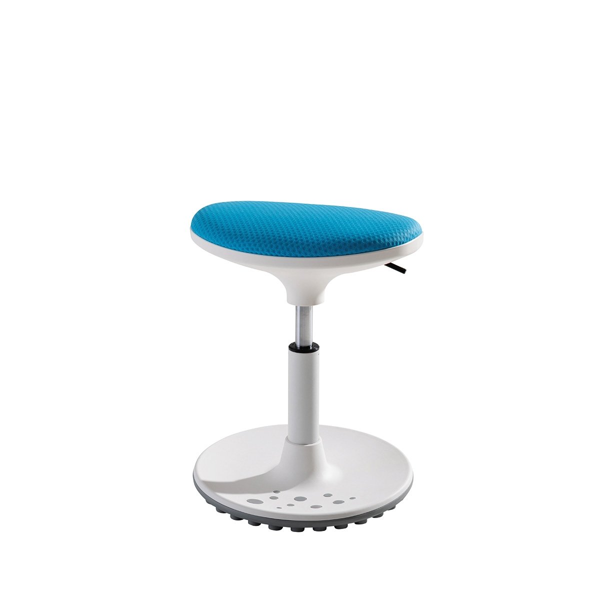 Paidi Sitzhocker Speedy in weiß mit Bezug in azurblau