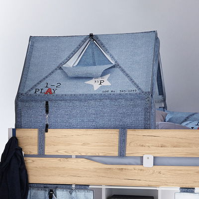 Spitzzelt im Jeanslook im coolen Design Spitzzelt im Jeanslook im coolen Design