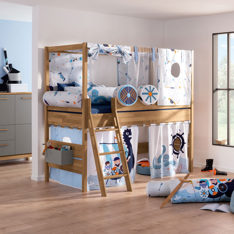 Sten Spielbett 120cm (Eiche massiv) (90 x 200 cm) Sten Spielbett 120cm (Eiche massiv) (90 x 200 cm)