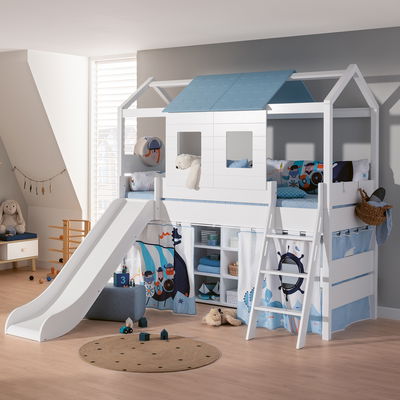 Tiny House - Spielbett mit Rutsche Tiny House - Spielbett mit Rutsche