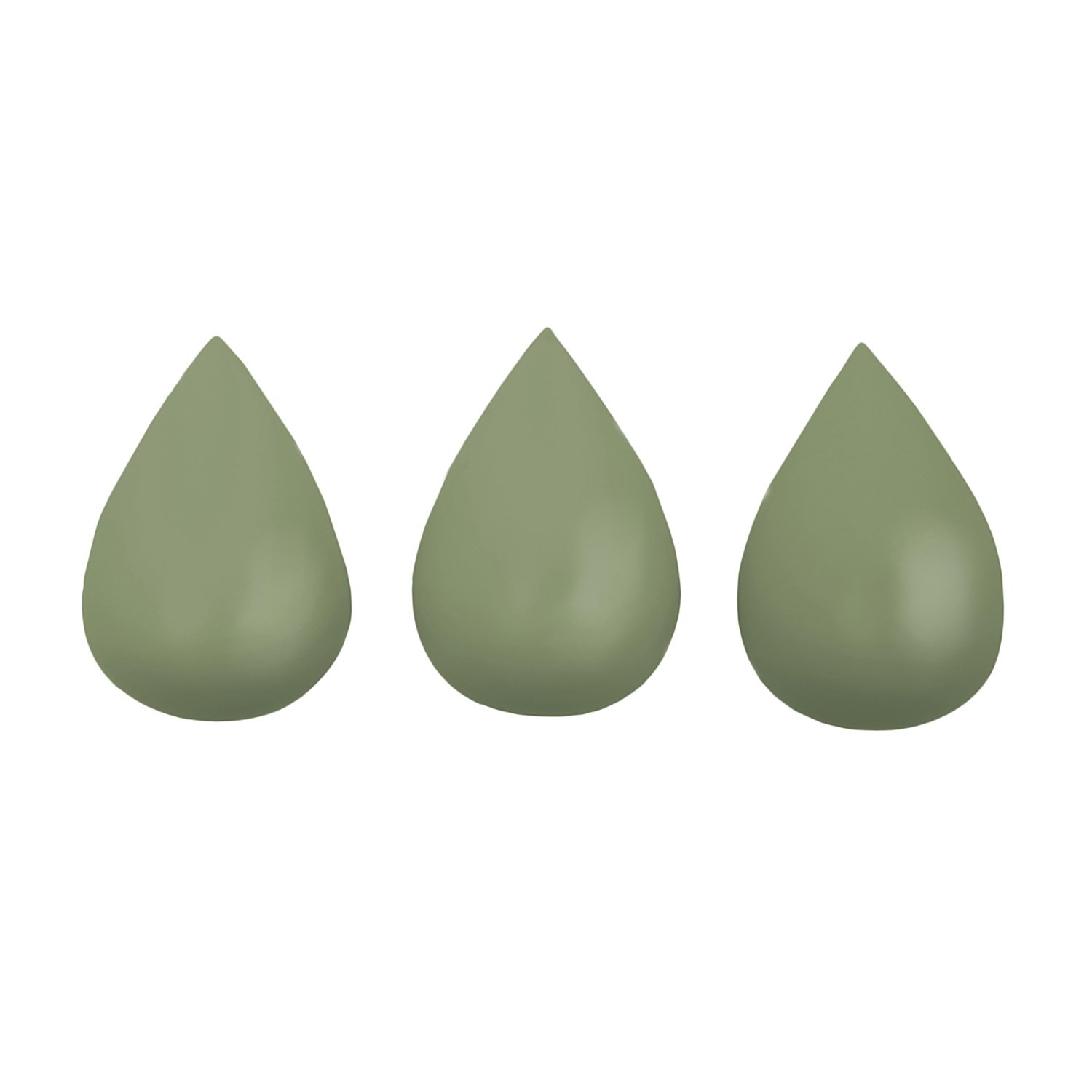 Raindrop Kleiderhaken, Kaki (3er Set)