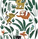 Wandsticker - Jungle Animals