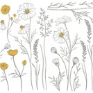 Wandsticker - Meadow Flowers (Big)