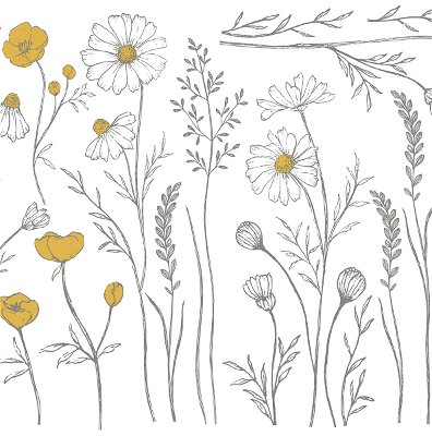 Wandsticker - Meadow Flowers (Big)