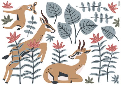 Wandsticker - Gazelles Wandsticker - Gazelles