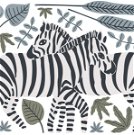 Wandsticker - Zebras