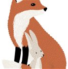Wandsticker - Mr Fox & his friend