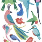 Wandsticker - Rio: Tropical Birds