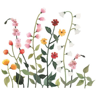 Wandsticker - Blumenwiese (Decor/ 64 x 55 cm) Wandsticker - Blumenwiese (Decor/ 64 x 55 cm)