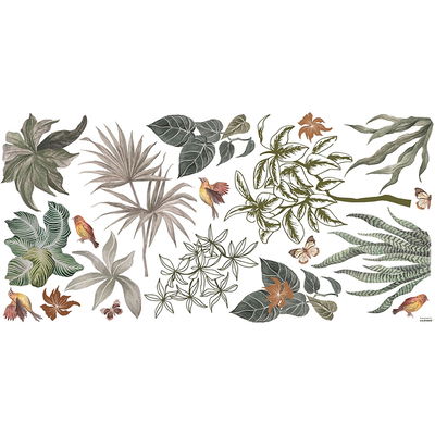 Wandsticker - Indonesian Jungle (Decor / 64 x 130 cm) Wandsticker - Indonesian Jungle (Decor / 64 x 130 cm)