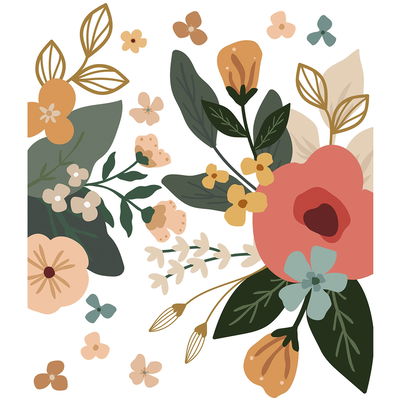 Wandsticker - Blüten Bouquets Wandsticker - Blüten Bouquets