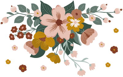 Wandsticker - Floral Bouquet Wandsticker - Floral Bouquet