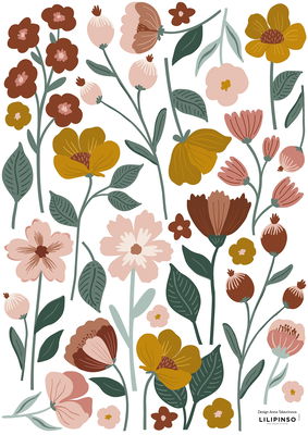 Wandsticker - Pretty Flowers Wandsticker - Pretty Flowers