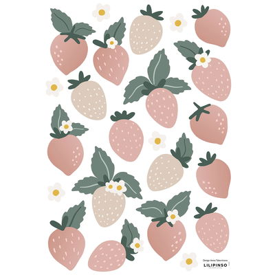 Wandsticker - Erdbeeren Wandsticker - Erdbeeren