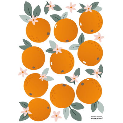 Wandsticker - Orangen Wandsticker - Orangen